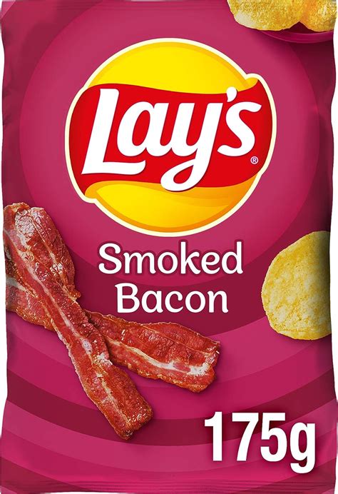 Lays Smoked Bacon Knusprig gewürzte Kartoffelchips mit Rauchschinken