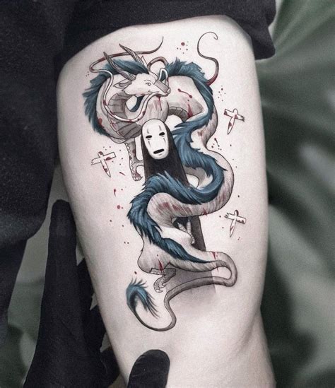 Spirited Away Tattoo On The Inner Arm