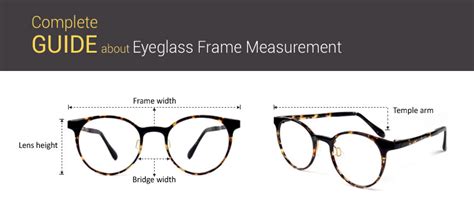 Complete Guide About Eyeglass Frame Measurement Framesbuy Usa