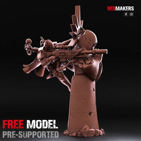 3D Printable Sniper Assassin by RedMakers