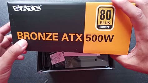 La mejor fuente económica Unboxing Fuente Sate ATX 500W 80 Plus