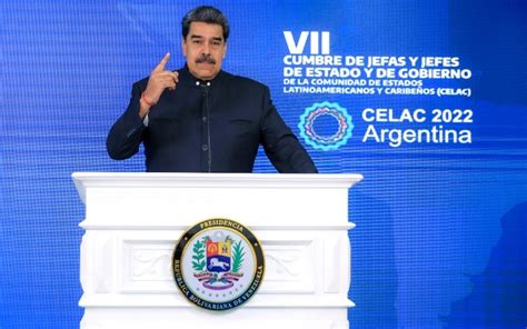 Nv Presidente Nicol S Maduro Exhort A Pa Ses De La Celac Exigir Cese