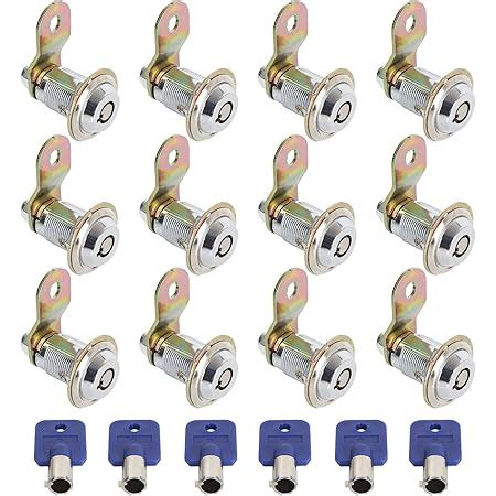 Pack Premium Cabinet Cam Locks Keyed Alike Inch Cam Lock Set