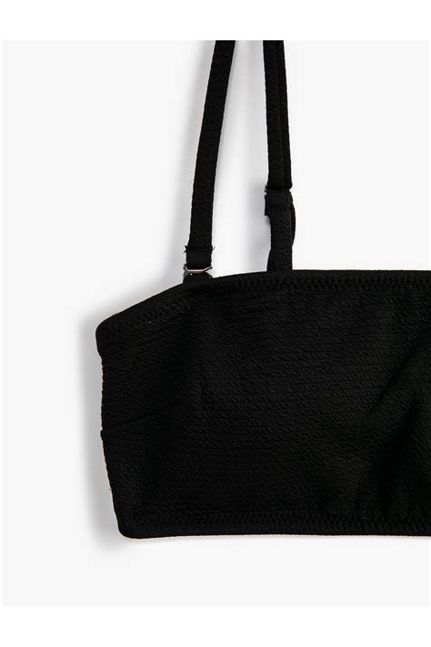 Koton Straplez Bikini St Dokulu Kapl Fiyat Yorumlar Trendyol