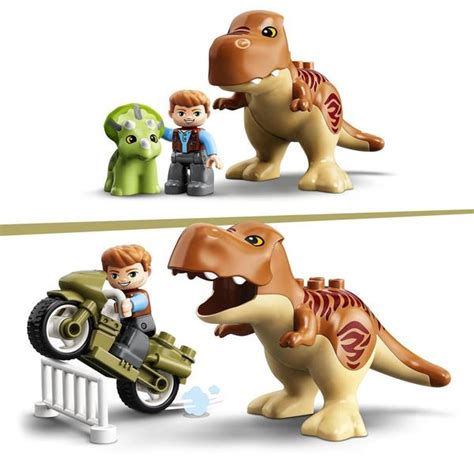 10939 LEGO DUPLO Lévasion du T rex et du Tricératops LEGO King