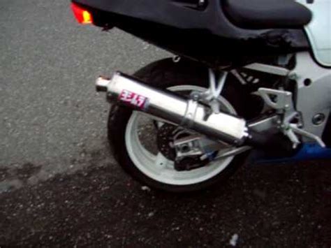 Suzuki Gsxr Yoshimura Trs Slip On Exhaust Youtube