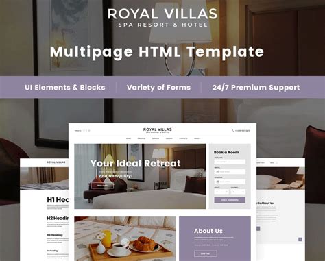 15 Hotel Booking Website Templates to Build Creative Hotels Sites