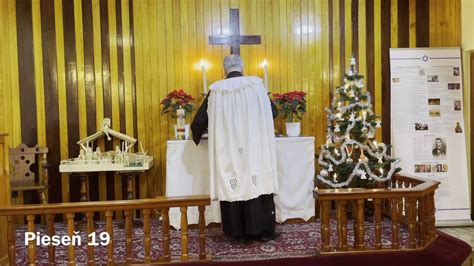 Služby Božie Štedrý večer pastieri na svojom mieste 24 12 2020 Kalná n