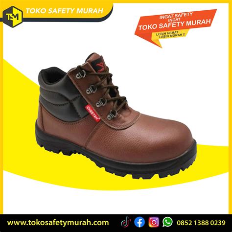 Sepatu Safety Cheetah C Safety Shoes Original Warna Cokelat Toko