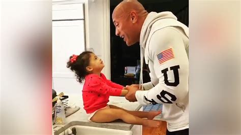 The Rock Sings ‘moana Songs To His Daughter Video