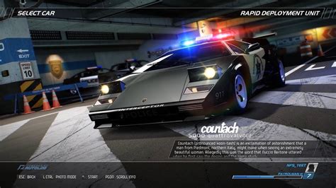 Need For Speed Hot Pursuit Remasterd PC GamePlay Countach Lamborghini