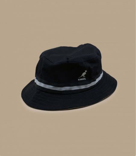 Black Kangol Bucket Hat Stripe Stripe Lahinch Black Kangol Headict