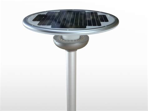 Lampadaire solaire autonome LED indirect détection crépuscule 20W