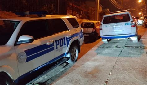 Investigan balacera que dejó dos muertos y un herido en Viña del Mar