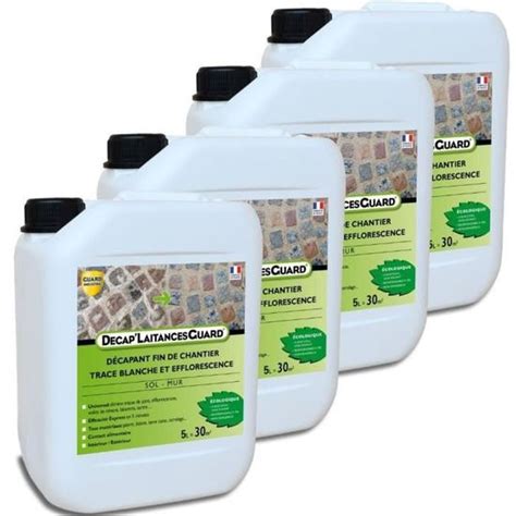 Nettoyant Décapant Laitances Décap Laitances Guard 20L 4 bidons de