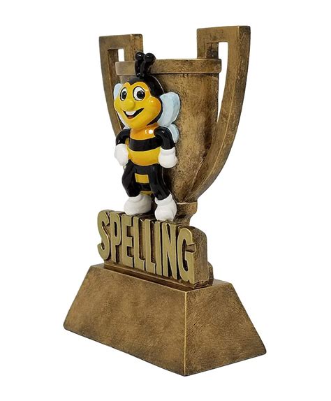 Spelling Bee Cup Trophy Gold Spelling Bee Award Decade Etsy