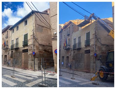 Denuncian El Derribo De Una Vivienda Centenaria En Plena Calle Mayor De