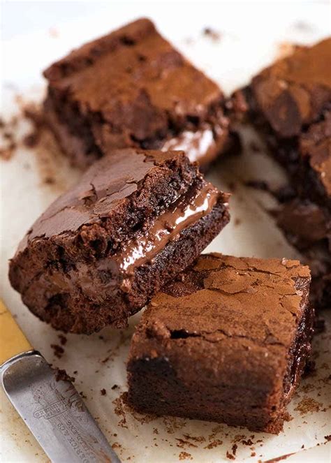 Outrageous Nutella Brownies | RecipeTin Eats