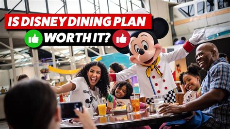 Is The Disney Dining Plan Worth It Youtube