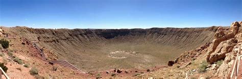 meteor crater arizona worlds  meteorite impact crater
