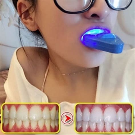 Luz Led Branca Para Clareamento Dental Cuidado Bucal Shopee Brasil