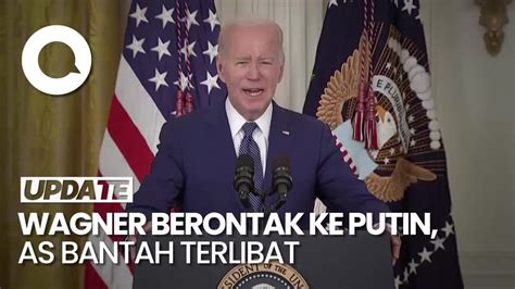 Biden Bantah AS Terlibat Dalam Pemberontakan Tentara Bayaran Rusia