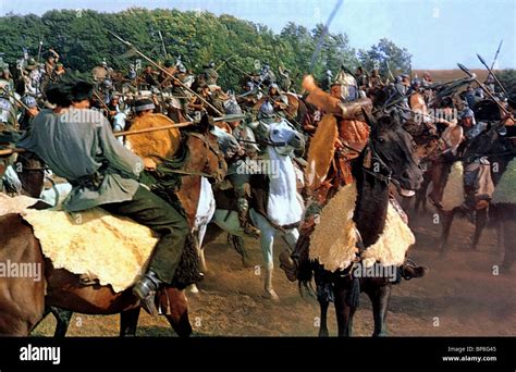 BATTLE SCENE GENGHIS KHAN (1965 Stock Photo, Royalty Free Image ...