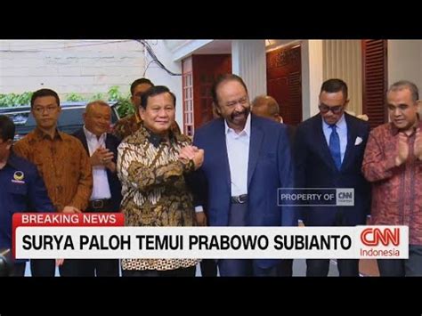 Prabowo Usai Bertemu Surya Paloh Kami Sepakat Kerja Sama Untuk Rakyat