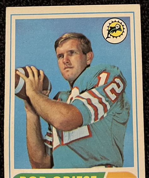 Topps Rookie Hof Bob Griese Miami Dolphins Ebay