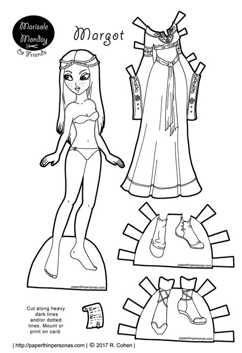 Medieval Paper Dolls Free Printable