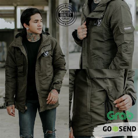 Jual BGSR Jaket Parasut Pria Waterproof Jacket Volkert Pria Original