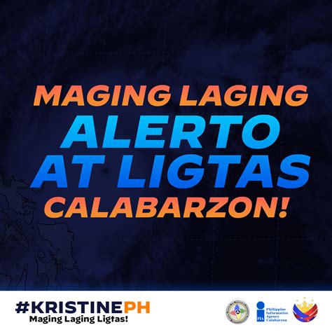 Signal No1 Itinaas Sa Buong Calabarzon Dahil Sa Bagyong Kristine