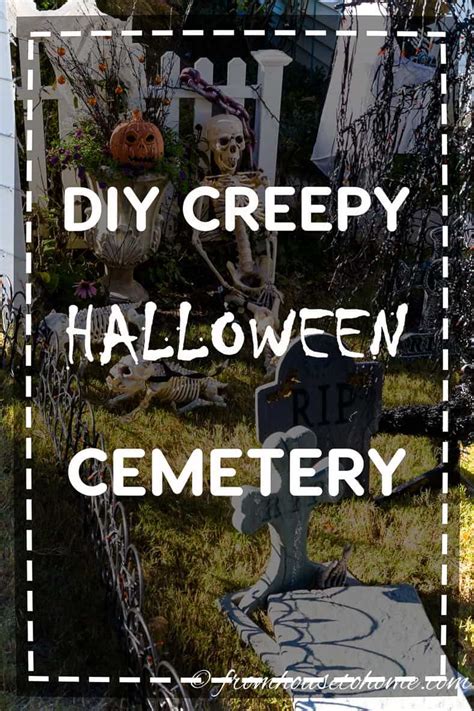 Diy Halloween Graveyard Ideas How To Make A Halloween Cemetery