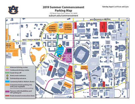 Auburn University Campus Map