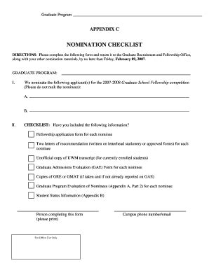 Uwm Form C Fill Online Printable Fillable Blank PdfFiller