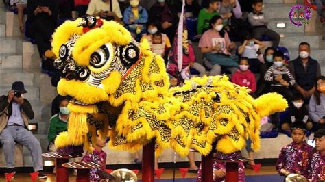 臺中紘日館龍獅團2020泰山獅王爭霸賽 Taiwan Lion Dance High Pile Competition Youtube