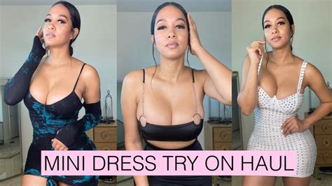 Fashionnova Mini Dress Try On Haul Youtube