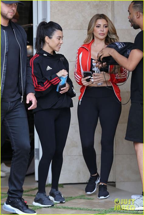 Kourtney Kardashian & Larsa Pippen Step Out for Coffee After an ...