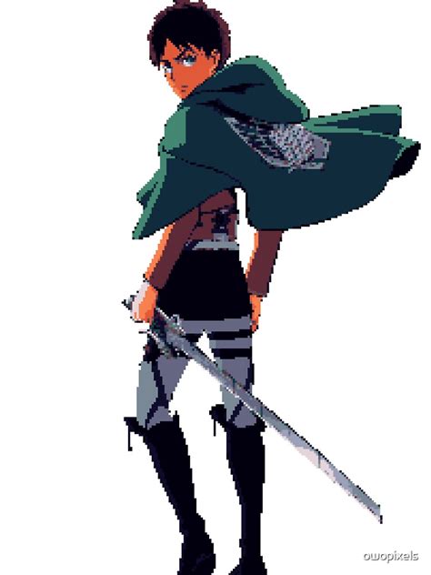 Attack On Titan Pixel Art Eren