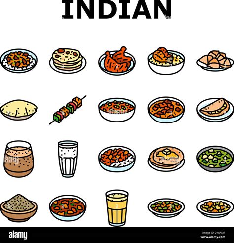 Indian Biryani Rice Chicken Curry Stock Vector Images Alamy