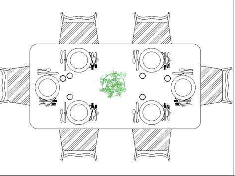 Bloque Autocad Comedor Dwg Redondo Sillas Dwgautocad Porn Sex Picture