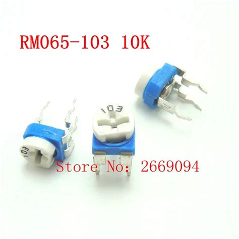 Pcs Rm Rm K Ohm Rm Trimpot Trimmer Potentiometer