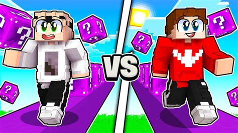 XXL LUCKYBLOCK BATTLE Minecraft Vs Broxcraft YouTube