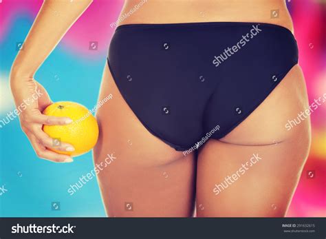 Nude Slim Woman Black Pants Stock Photo 291632615 Shutterstock