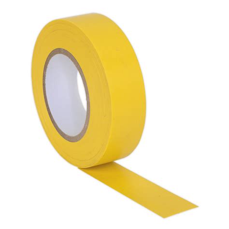 Sealey Pvc Insulating Tape Mm X M Yellow Pack Of Ondemand