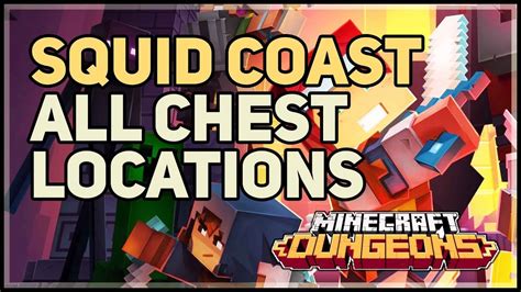 All Squid Coast Chests Minecraft Dungeons Youtube