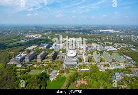 Aerial view, Ruhr University Bochum, RUB, Bochum, Ruhr area, North ...