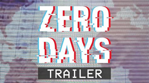 Zero Days Hd Trailer Deutschgerman Jetzt Digital Erhältlich