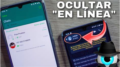 Como Ocultar En Linea De Whatsapp Sencillos Trucos Youtube