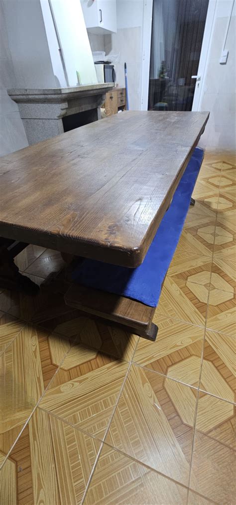 Mesa em madeira de carvalho maciço Castelo Branco OLX Portugal